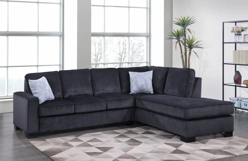 SKU 3684 - Grey 2-Piece Sectional
