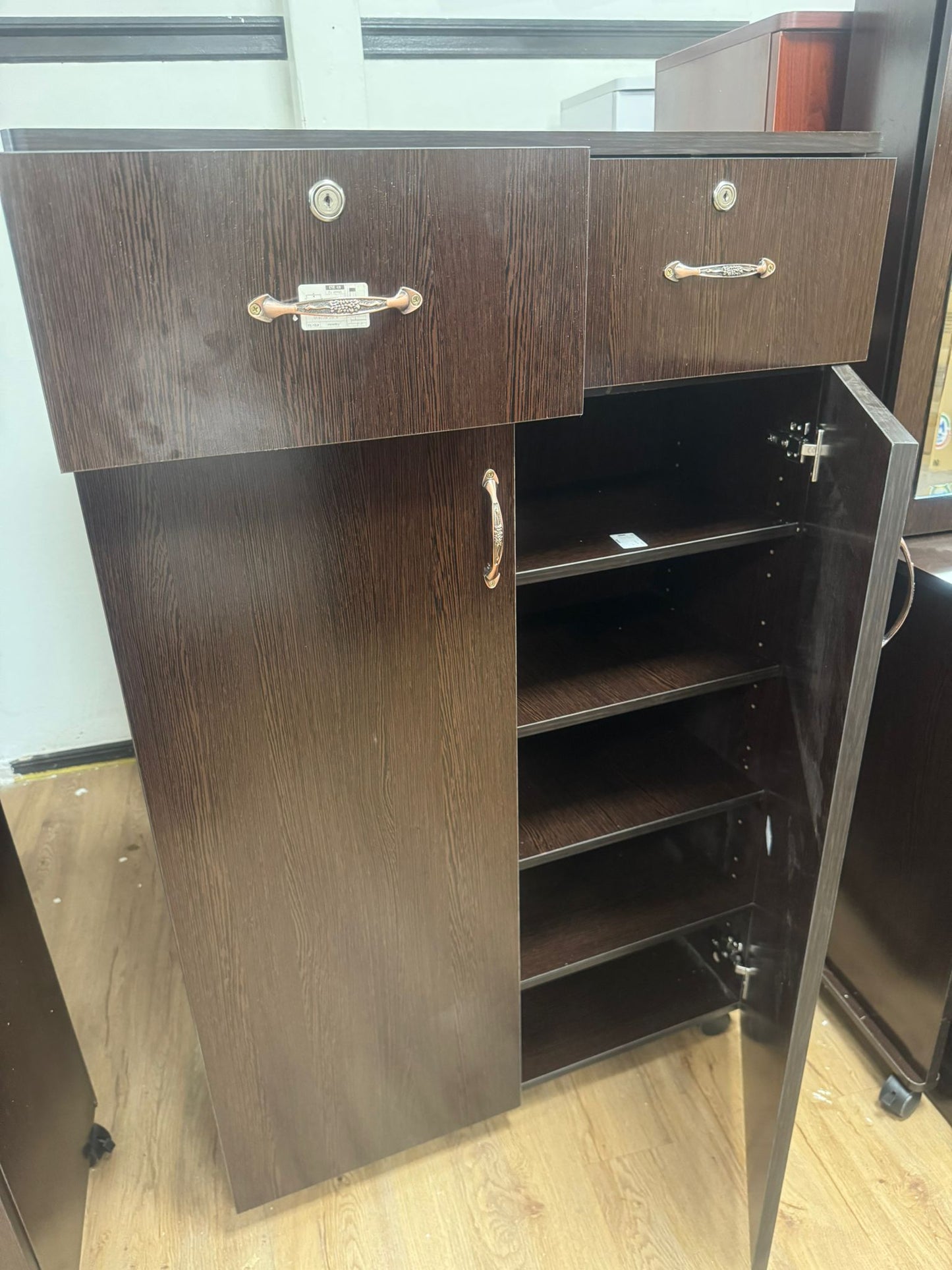 Shoe Cabinate - Double Drawer