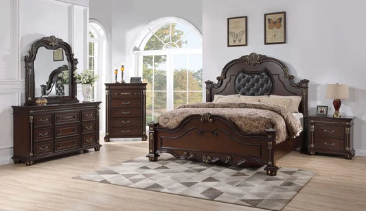 SKU B840 - Cherry Traditional Bedroom Set