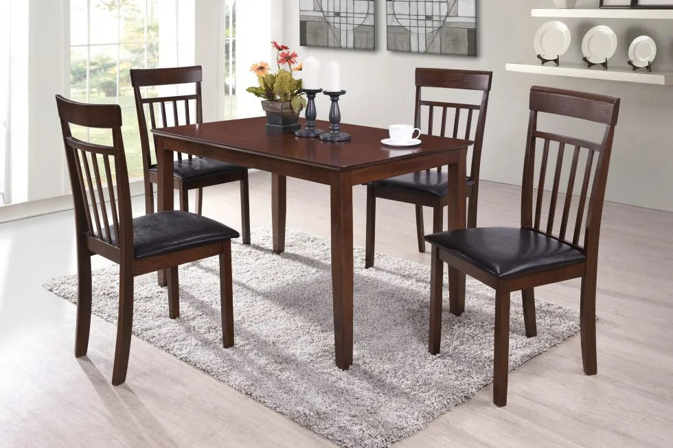 SKU D008 - Oak Dinette Table & Side Chair Set (5 pieces)