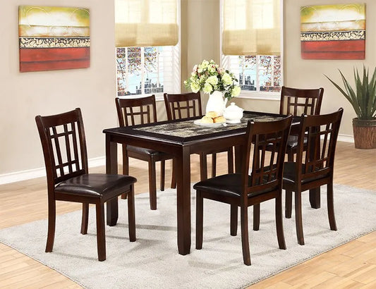 SKU D260-7- 7 Pieces Dining Set
