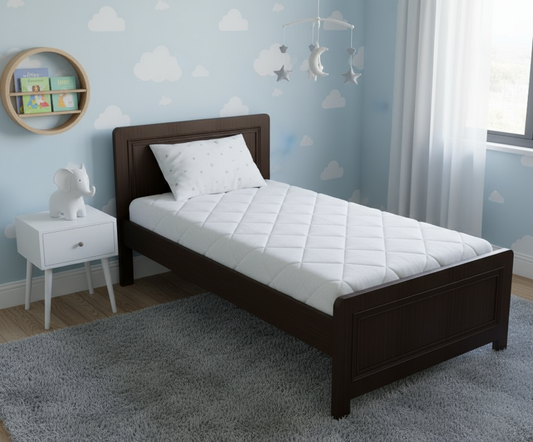 SKU BT2-2510 - Wooden Bed - Twin Size