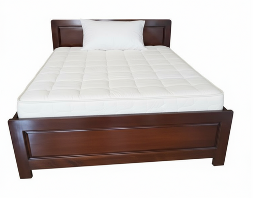 SKU BQ2-2512 - Wooden Bed - Queen Size