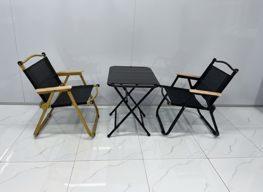 Camping Chair Table Set (3 psc) - Small