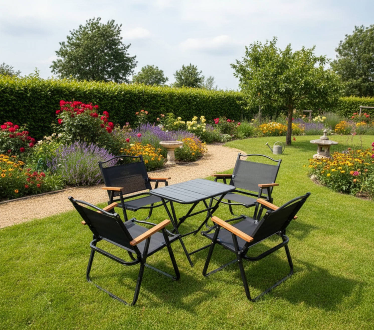 Camping Chair Table Set