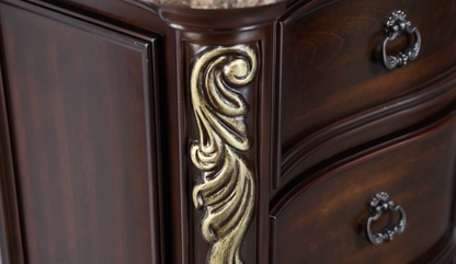 Bella Dark Walnut Bedroom Set
