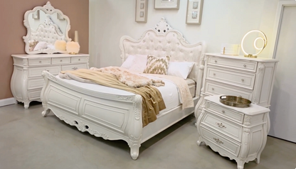 Opulence Bedroom Set in White