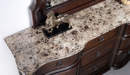 Bella Dark Walnut Bedroom Set