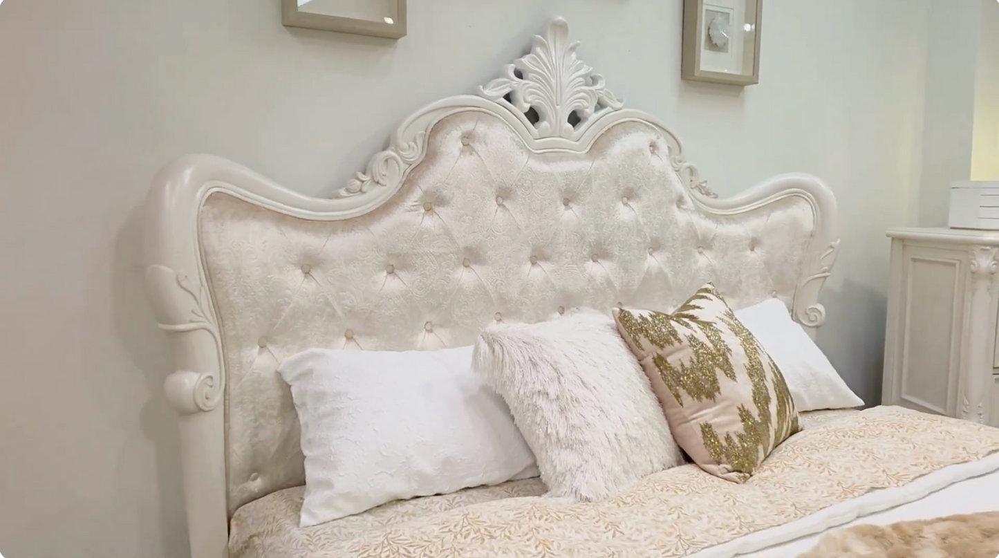 Opulence Bedroom Set in White