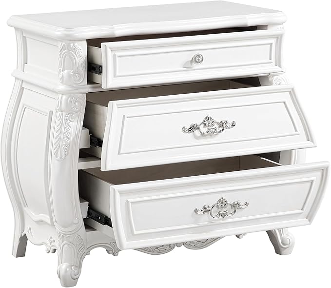 Opulence Bedroom Set in White