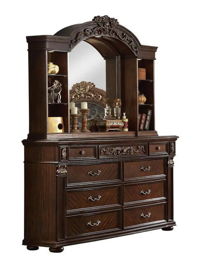 Aspen Cherry Bedroom King 6pc Set