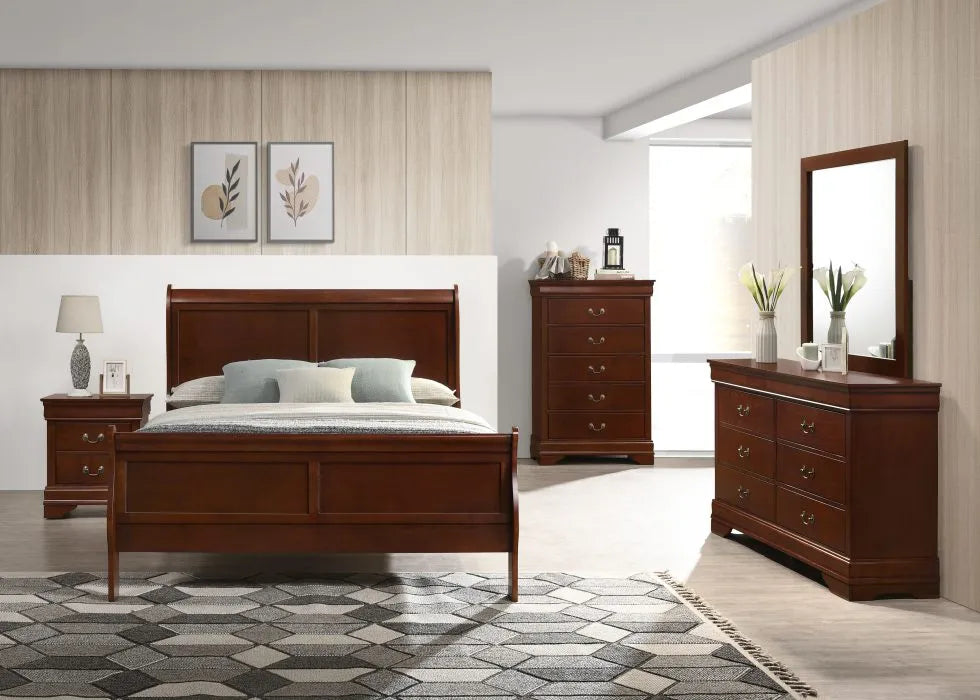 SKU B232 - Cherry Bedroom Set