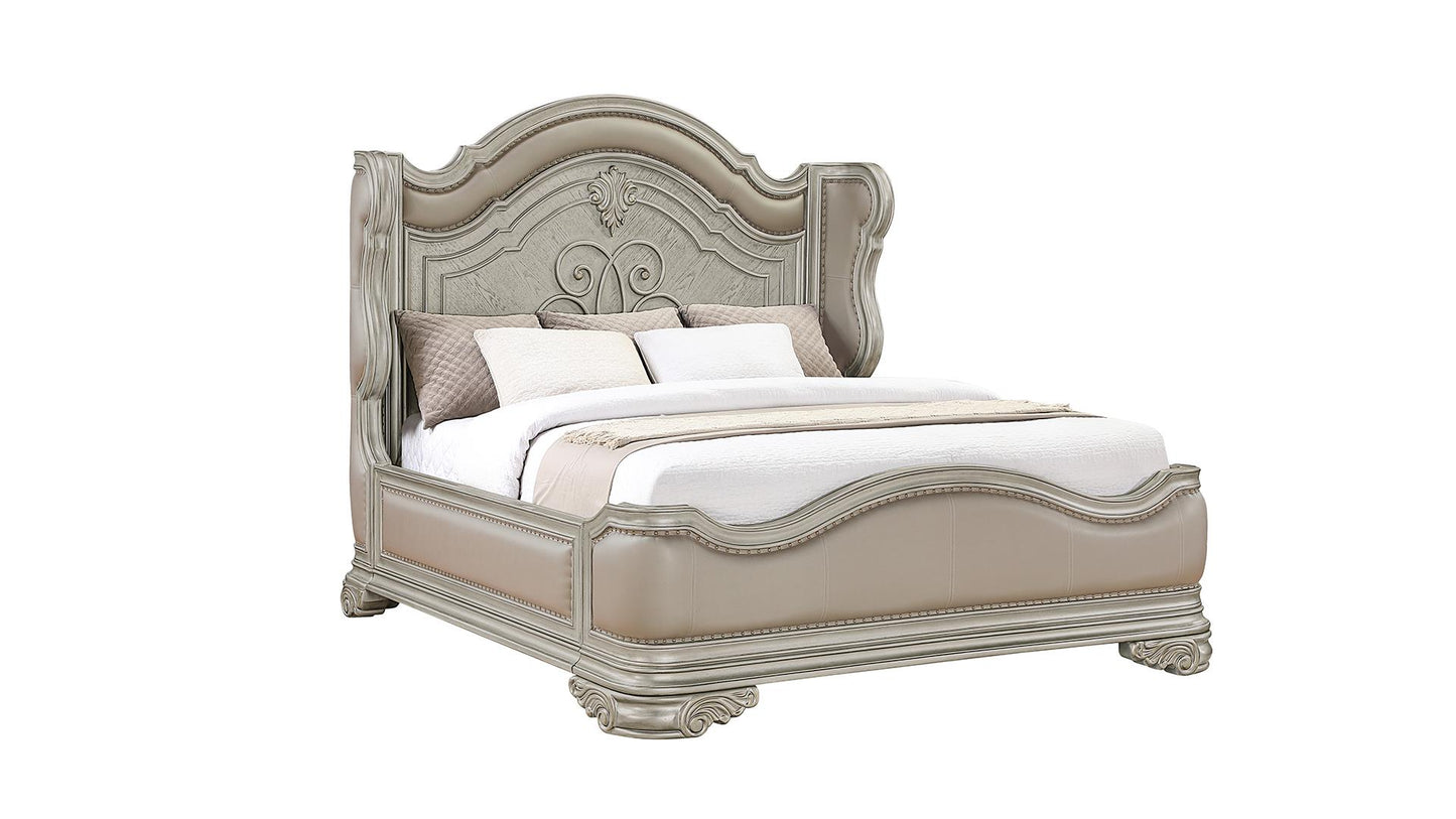 Bella Bedroom Set in Champagne
