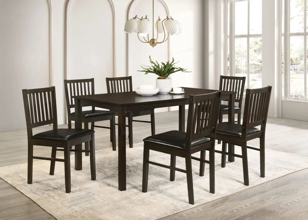 SKU D024-7 Dinette Table & Side Chair Set