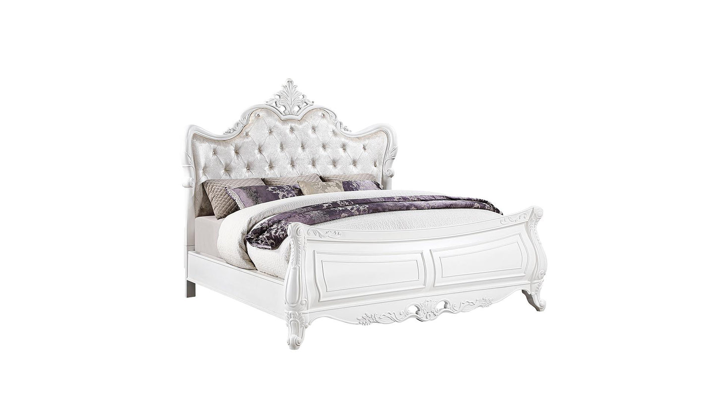 Opulence Bedroom Set in White
