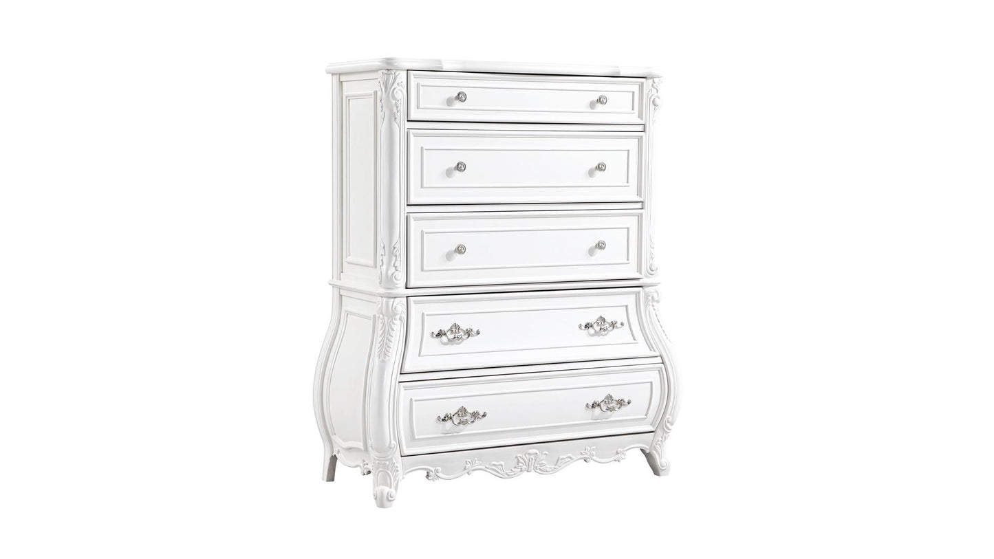 Opulence Bedroom Set in White