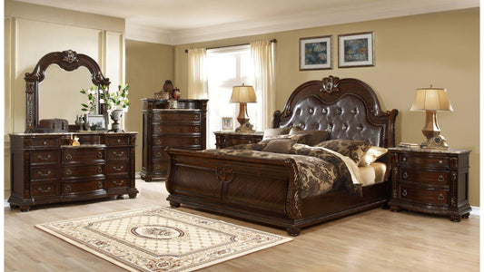 Roma Walnut Bedroom Set