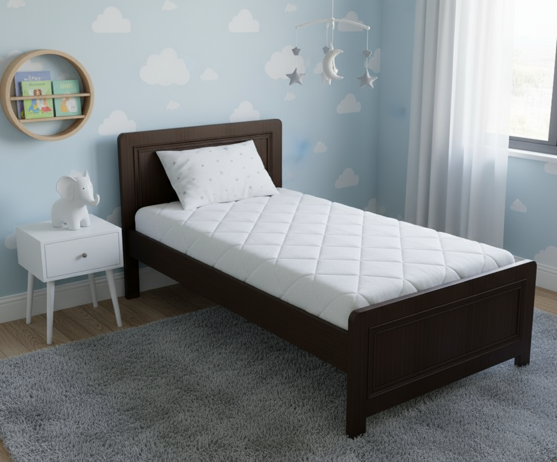 Wooden Bed - Twin Size