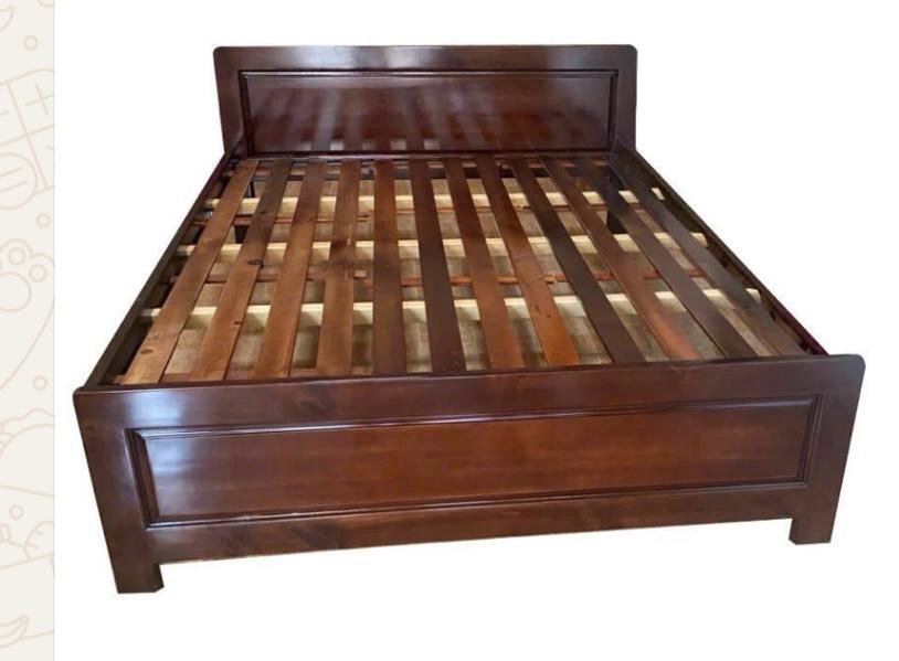 Wooden Bed - Full Size