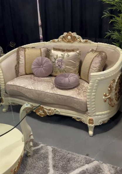 SKU L238- 4PC Sofa-Loveseat-Coffee Table-End Table Set