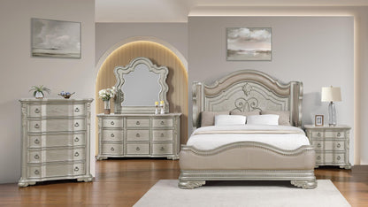 Bella Bedroom Set in Champagne