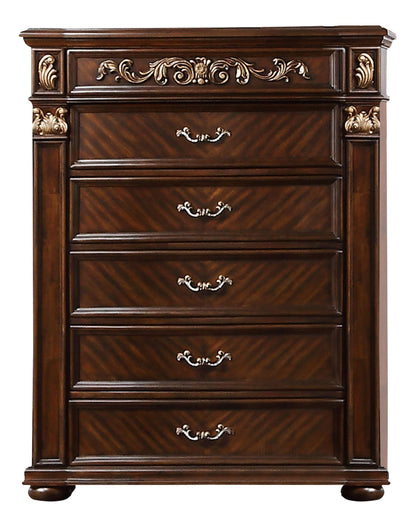 Aspen Cherry Bedroom King 6pc Set